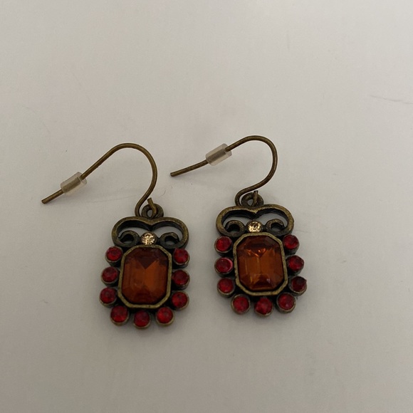 Avon heirloom topaz color pendant necklace and earrings gift set 🧡🤎 - Picture 5 of 8